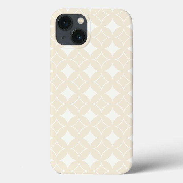 Beige shippo pattern Case-Mate iPhone case (Rückseite)