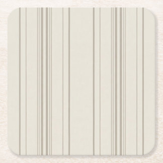 Beige Soft Stripe Untersetzer