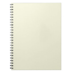 Beige Spiral Notebook Notizblock