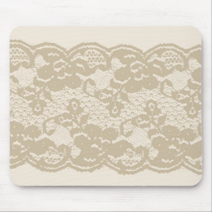 Beige Spitze Mousepad