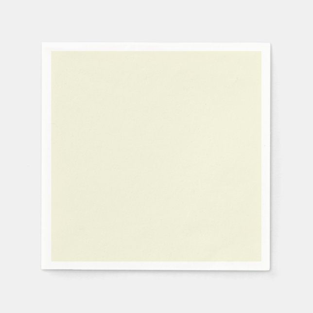 Beige Standard Cocktail Paper Napkin Serviette (Vorderseite)