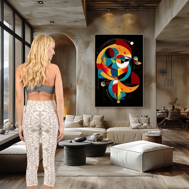 Beige Sternmuster mit eigenem Text und Logo Capri Leggings (Von Creator hochgeladen)