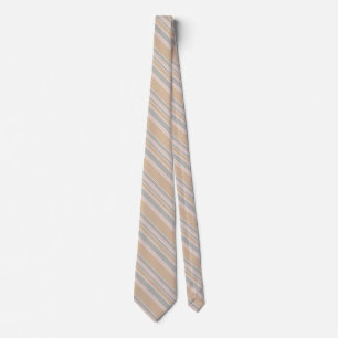 Beige Streifen Krawatte
