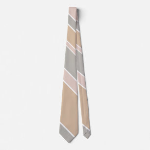 Beige Streifen Krawatte