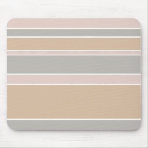 Beige Streifen Mousepad