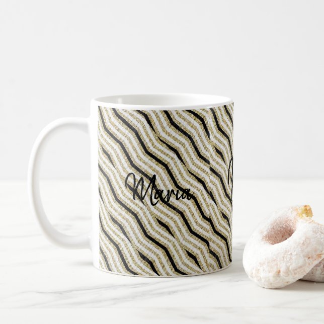 Beige Tasse (Mit Donut)