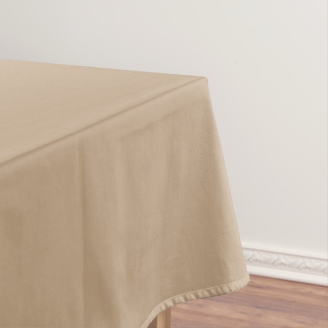 Beige Tischdecke (Beispiel)