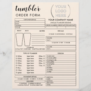 Beige-Tumbler-Mug-Becher-Bestellformular Flyer
