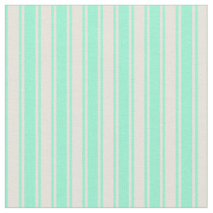 Beige und Aquamarine Farbmuster der Streifen Stoff