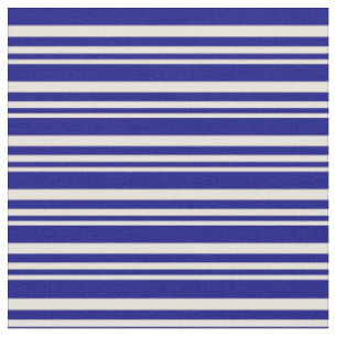 Beige und blaue Streifen/geflochtene Muster Stoff