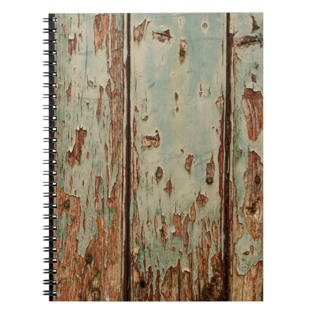 Beige und braune Holzpappe Notizblock (Vorderseite)