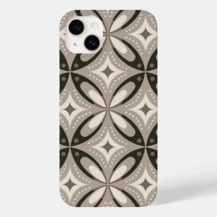 Beige- und Brauntöne im Retro-Stil mit kreisförmig Case-Mate iPhone 14 Plus Hülle