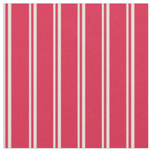Beige und Crimson-farbene Streifen Stoff