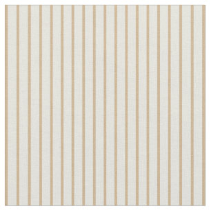 Beige und Tan Streifen/Seitenmuster Stoff
