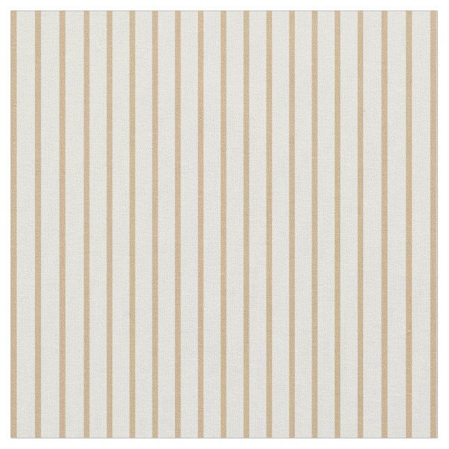 Beige und Tan Streifen/Seitenmuster Stoff (Nahaufnahme)
