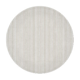 Beige und weißer Ticking-Streifen Schneidebrett