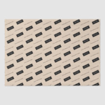 Beige Verpackung moderner Firmennamen