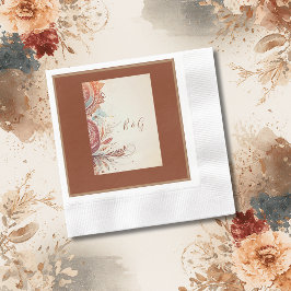 Beige-Volkshochzeit Serviette