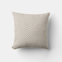 Beige-weißes, wellenförmiges Chevron-Zickzack-Must