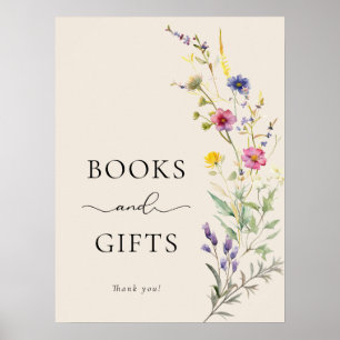 Beige Wildblume Blumendusche Bücher & Geschenke Poster