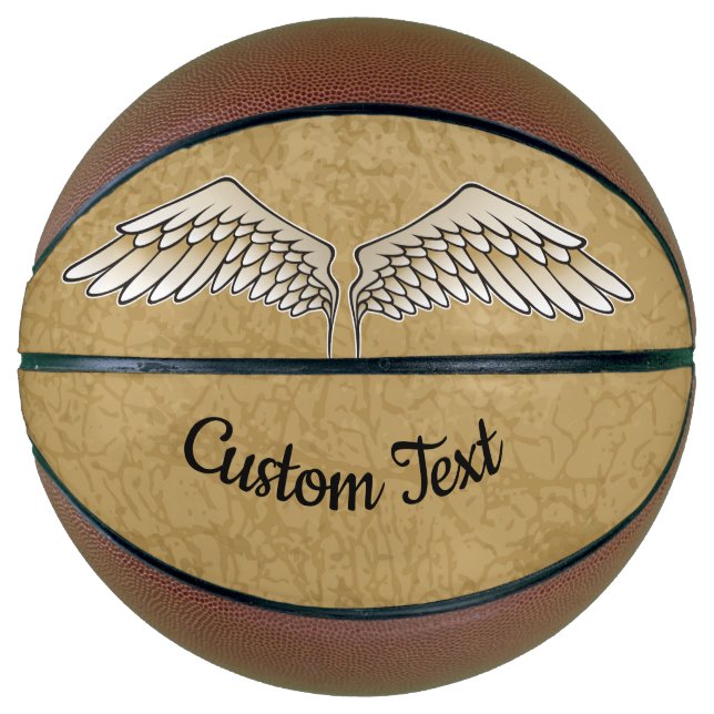 Beige Wings Basketball (Vorderseite)