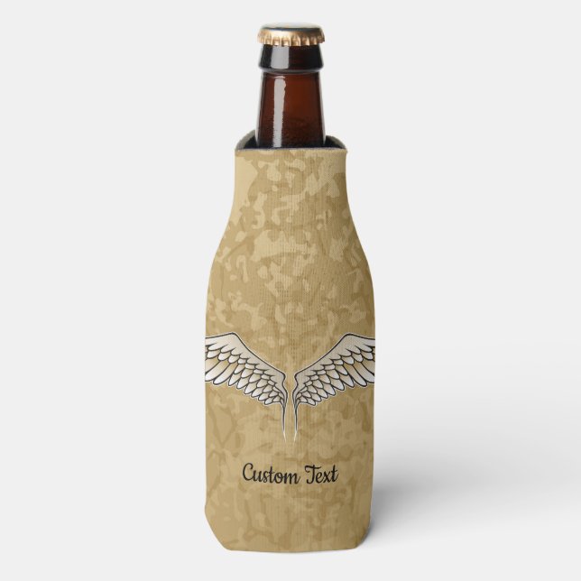 Beige Wings Flasche Cooler Flaschenkühler (Flaschenvorderseite)