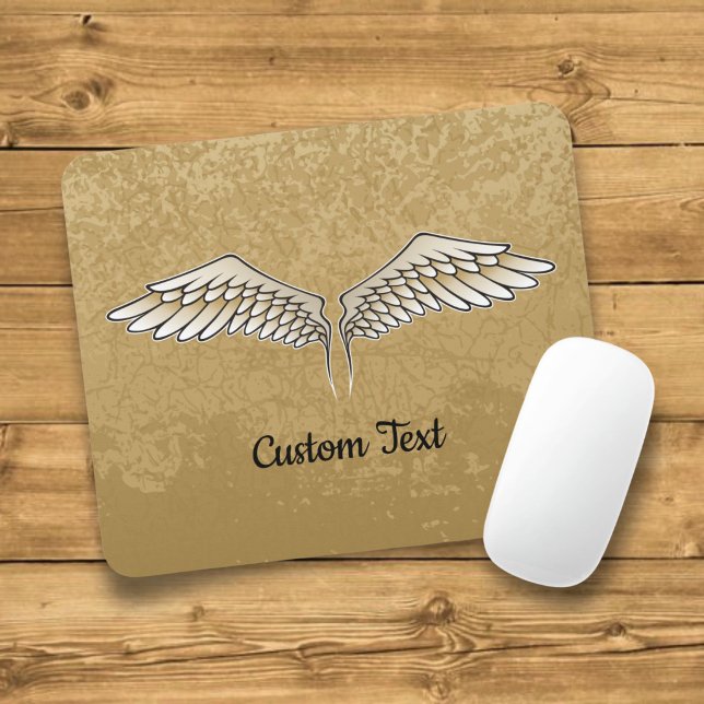 Beige Wings Mouse Pad Mousepad (Von Creator hochgeladen)