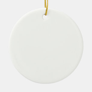 Beigefarbene Farbe - Anpassbares Muster Keramik Ornament
