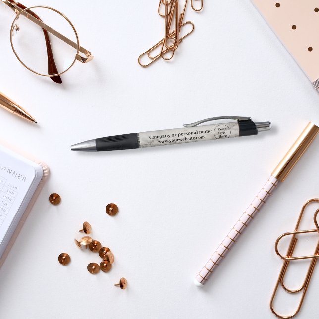 Beigefarbener Marmor Kugelschreiber (Von Creator hochgeladen)