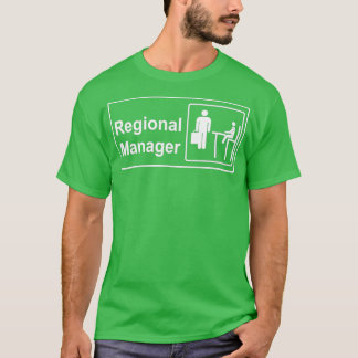 Beigeordneter Regionalmanager des Regionalmanagers T-Shirt