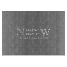 Beigeordnetes Glasschneiden-Brett Zuhause GPS