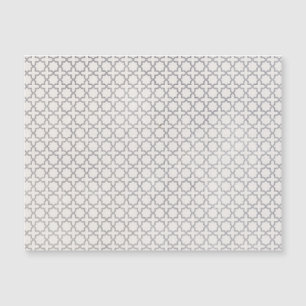 Beiges islamisches geometrisches Muster Magnetkarte