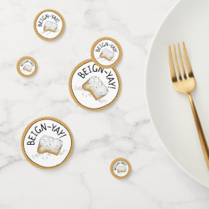 Beign-Yay! New Orleans NOLA Beignet Pastry Feinsch Konfetti