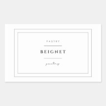 Beignet-Aufkleber für das Lebensmitteletikett