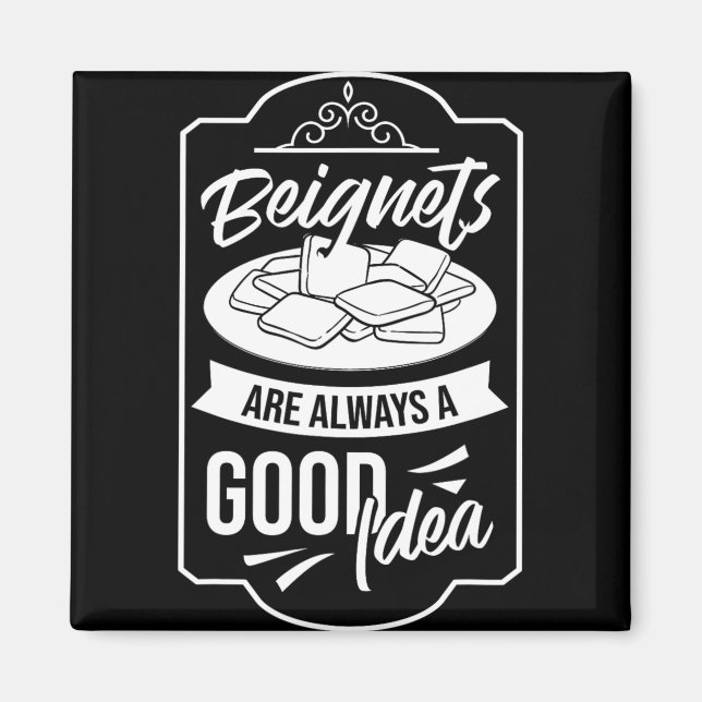 Beignet New Orleans French Quarter  Magnet (Vorne)