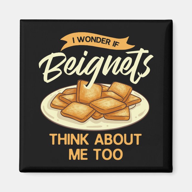 Beignet New Orleans French Quarter  Magnet (Vorne)