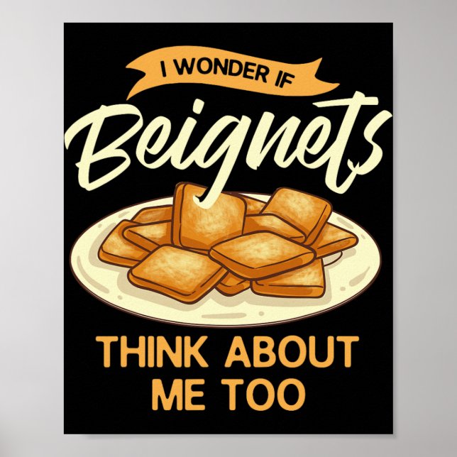 Beignet New Orleans French Quarter  Poster (Vorne)