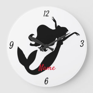 Beihilfe an Bord der Silhouette Thunder_Cove Große Wanduhr