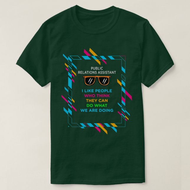 BEIHILFE FÜR DIE ÖFFENTLICHEN BEZIEHUNGEN T-Shirt (Design vorne)