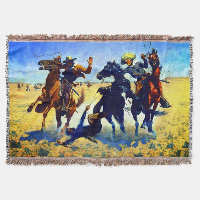 Beihilfe für einen Kameraden Frederic Remington 18 Decke (Vorderseite)
