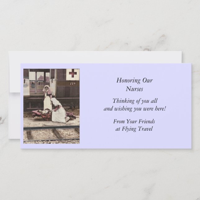 Beihilfe für Verwundete am Zugbahnhof (Vorderseite)