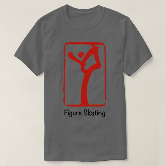 Beijing 2022 Abbildung Skaten 1 T-Shirt (Design vorne)