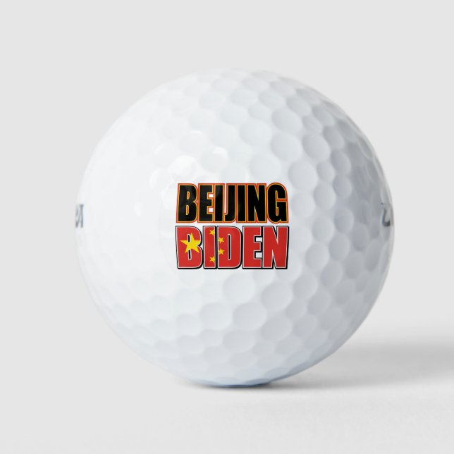 Beijing-Biden Golfball (Vorderseite)