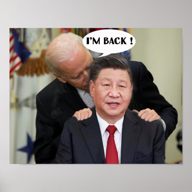 BEIJING BIDEN ICH BIN WIEDER POSTER (Vorne)