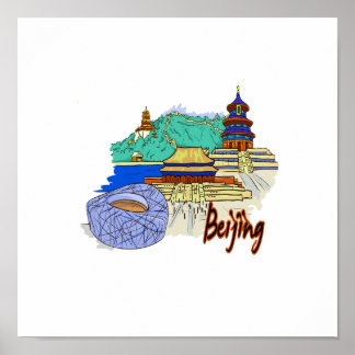 Beijing city travel graphic.png poster