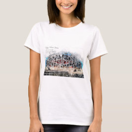 Beijing National Stadium Aquarell T-Shirt