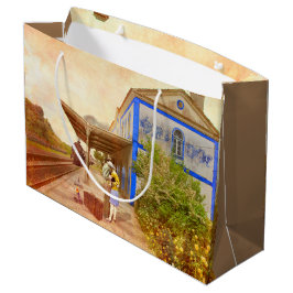 Beijo em Obidos / Kiss in Obidos Große Geschenktüte