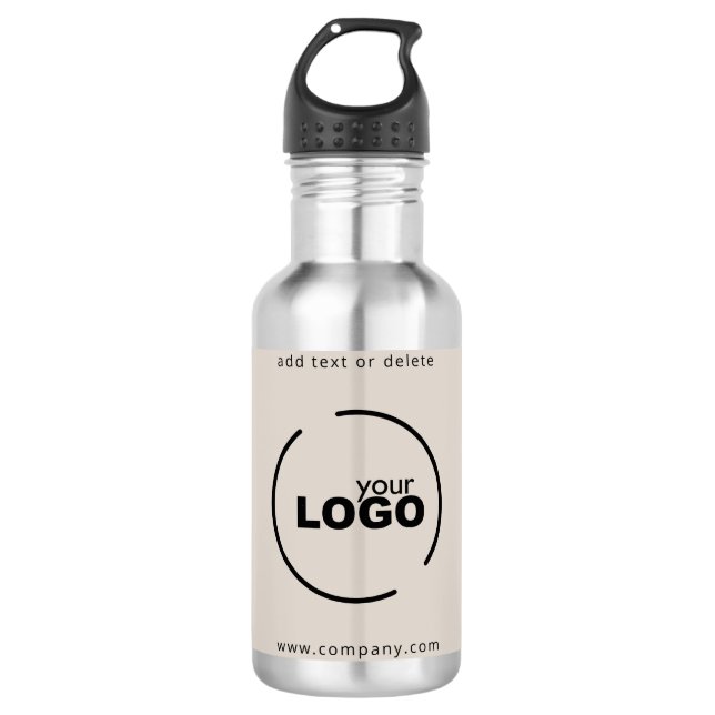 Beilage für berufliche, moderne Firmenlogos Edelstahlflasche (Vorderseite)