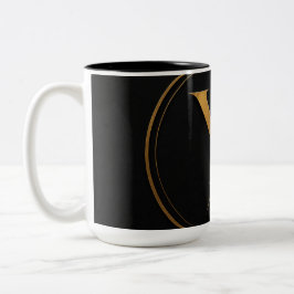 Beilagekarte Zweifarbige Tasse