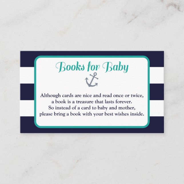 Beilagen für Nautic Books Begleitkarte (Vorderseite)